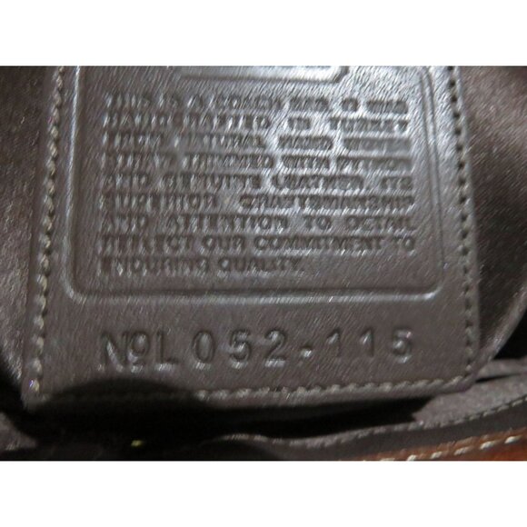 COACH 2005 Daphne Woven Straw Canvas Snakeskin Trim Leather Multi Turnlock Bag - Picture 13 of 13